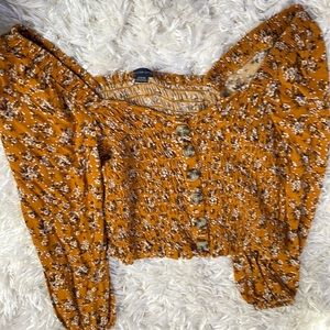 american eagle flower top